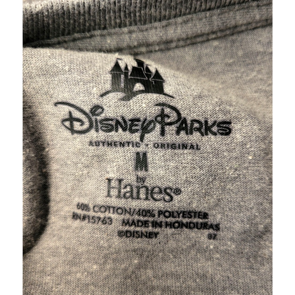 Disney Parks T-shirt Grumpy Adult Medium Gray Heathered Graphic Short Sleeves - Picture 2 of 11